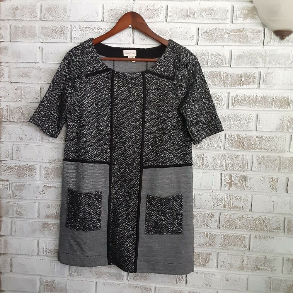 Anthropologie Meadow Rue Sweater Mitzie, Marled Tunic sz S On Trend